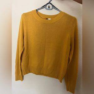 H&M Knit Sweater Mustard Yellow